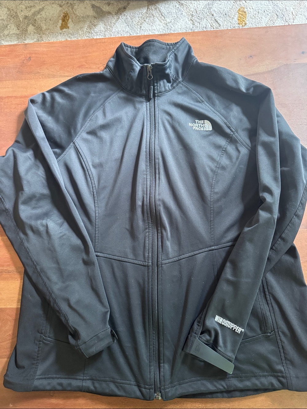 The North Face Black Windstopper Full-Zip Jacket
